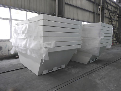 Cubo de basura de acero - Hero Equipment (Yangzhou) Co., Ltd. - de residuos industriales / abierto