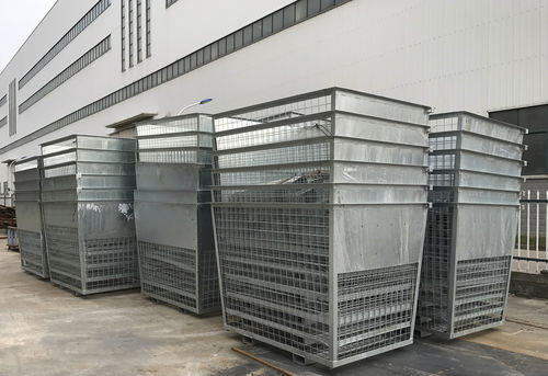 Contenedor de residuos de metal - Hero Equipment (Yangzhou) Co., Ltd. - de residuos industriales / abierto / apilable