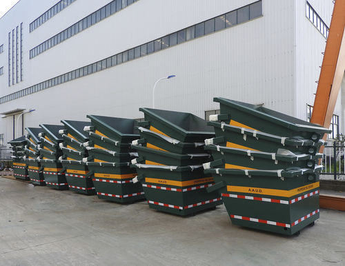 Contenedor de residuos apilable - Hero Equipment (Yangzhou) Co., Ltd. - de acero / de residuos industriales / abierto