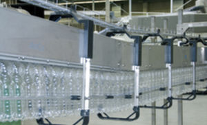 Transportador aéreo - Jiangsu Zhongyin Machinery Co., Ltd. - para botellas PET