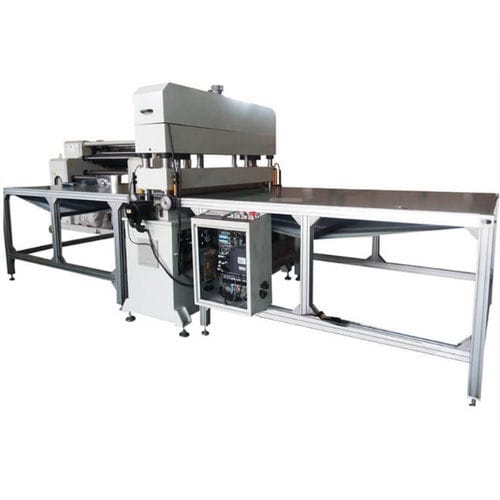 Máquina de corte de punzonado - XCLP3 series - Kunshan Dapeng Precision Machinery Co., Ltd. - para PVC / para cuero / de placas