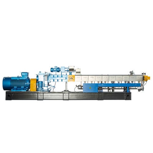 Extrusora de dos husillos - TSE-65B  - Nanjing Haisi Extrusion Equipment Co., Ltd. - de composición / para PS / para PP
