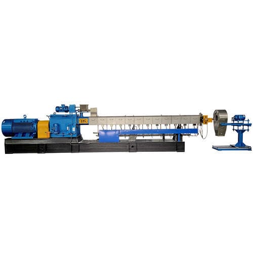 Extrusora de dos husillos - TSE-75 - Nanjing Haisi Extrusion Equipment Co., Ltd. - de composición / para elastómeros / para caucho termoplástico (TPR)