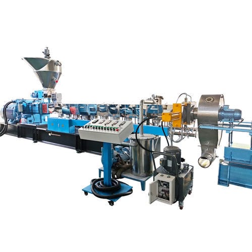 Extrusora de dos husillos - TSE-95D - Nanjing Haisi Extrusion Equipment Co., Ltd. - de composición / para ABS / para PC