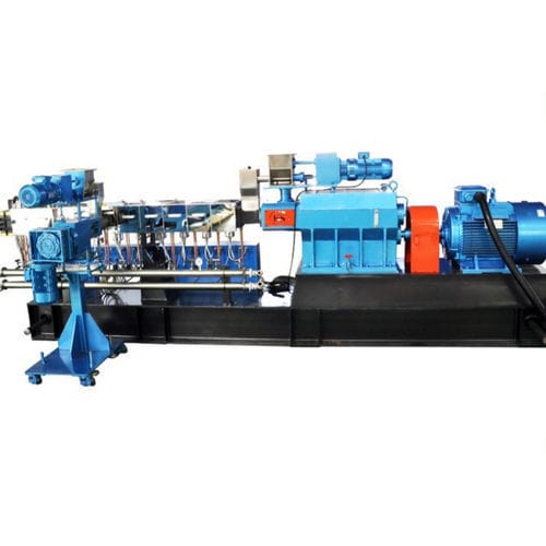 Línea de extrusión de doble tornillo - TSE-65  - Nanjing Haisi Extrusion Equipment Co., Ltd. - de composición / para termoplásticos / para masterbatch