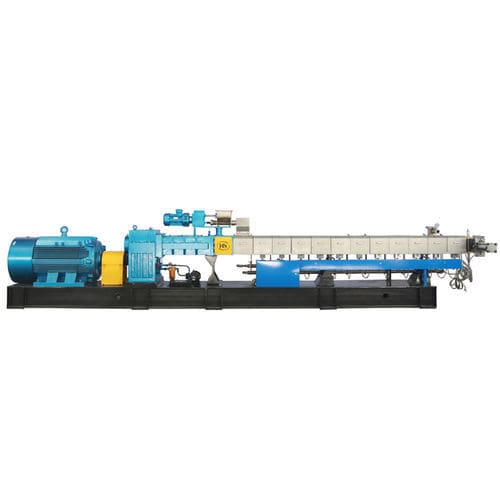 Extrusora de composición - TSE-75D - Nanjing Haisi Extrusion Equipment Co., Ltd. - para ABS / para PC / de dos husillos
