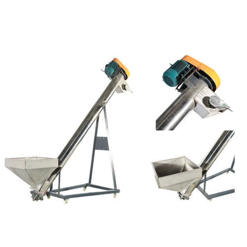 Transportador de tornillo - ZD series - Nanjing Haisi Extrusion Equipment Co., Ltd. - de espiral / de transporte / motor eléctrico