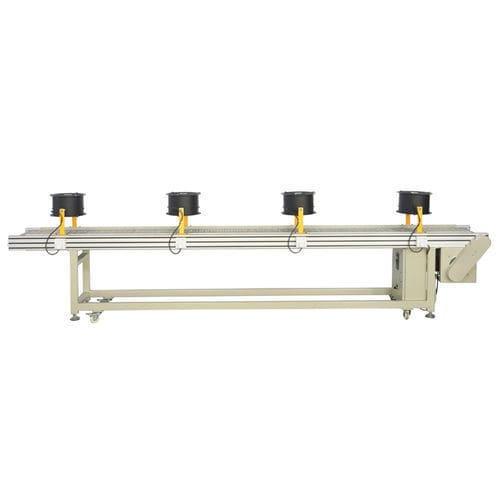 Transportador de banda - Nanjing Haisi Extrusion Equipment Co., Ltd. - horizontal / de refrigeración / motor eléctrico