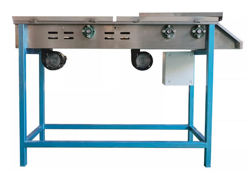 Tamiz vibratorio - SP - Nanjing Haisi Extrusion Equipment Co., Ltd. - de acero inoxidable / de plástico