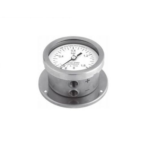 Manómetro diferencial - DB  - Delta Mobrey Limited - de esfera / NPT 1/4 / de acero inoxidable