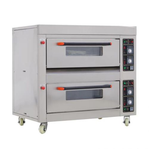 Horno para la industria agroalimentaria de pisos - HLY-204BS - Guangzhou Hongling Electric Heating Equipment - con niveles / para pan / de calor