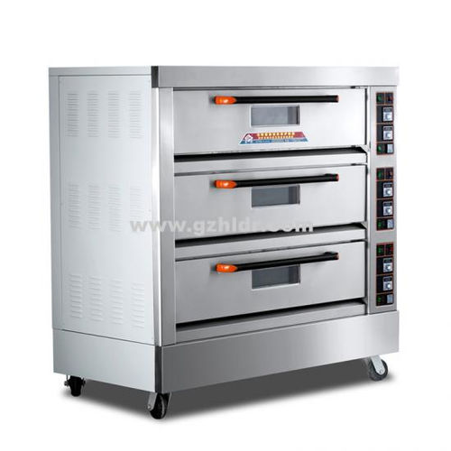 Horno para la industria agroalimentaria de pisos - XYF-3KAL-T - Guangzhou Hongling Electric Heating Equipment - con niveles / para pan / de calor