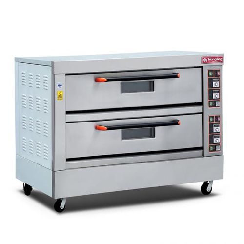 Horno para la industria agroalimentaria de pisos - XYF-2KAL-T - Guangzhou Hongling Electric Heating Equipment - con niveles / para pan / de calor