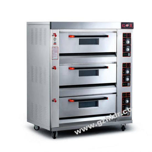 Horno para la industria agroalimentaria de pisos - HLY-306 - Guangzhou Hongling Electric Heating Equipment - con niveles / para pan / de calor