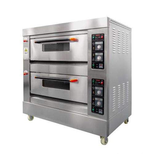 Horno para la industria agroalimentaria de pisos - HLY series - Guangzhou Hongling Electric Heating Equipment - con niveles / para pasteles / para pizzas