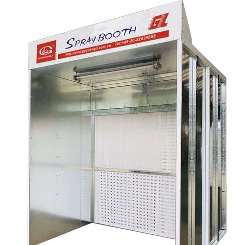 Cabina de pintura abierta - GL - GZ GUANGLI EFE CO., LTD. - para piezas de recambio / con filtro / a medida