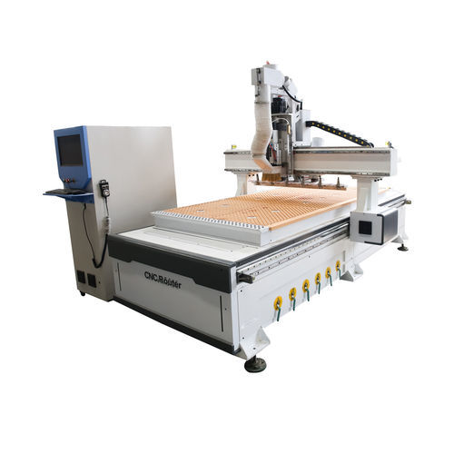 Recortadora CNC - LZ1325-3 - JINAN DLM CNC ROUTER CO., LTD. - con 3 husillos / de metal / de leña