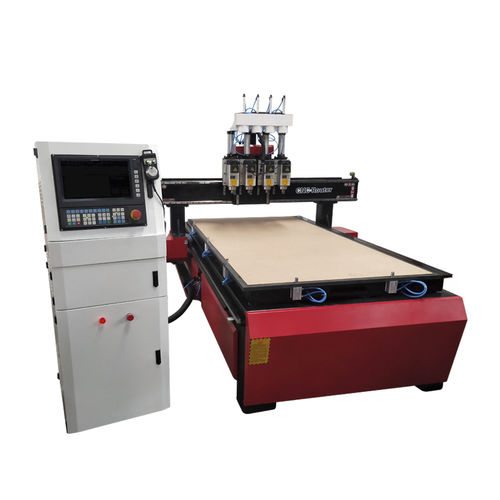 Recortadora CNC - Lz-1325-4H - Guangzhou Dragon Diamond Technology Co., Ltd. - de 4 cabezales / de leña / con aspiración