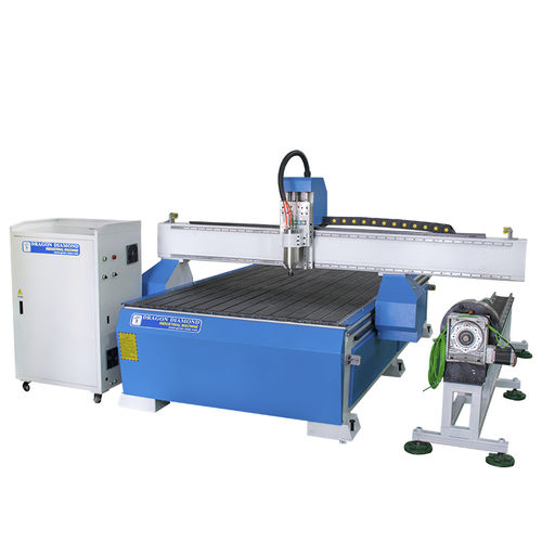 Recortadora CNC - Lz-1325R - Guangzhou Dragon Diamond Technology Co., Ltd. - 4 ejes / de leña / para uso intensivo