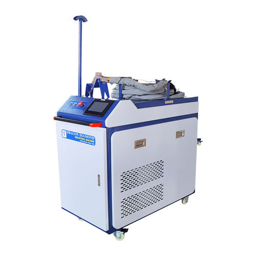 Máquina de soldar láser de fibra -  LZ-1000W - Guangzhou Dragon Diamond Technology Co., Ltd. - manual / para oro / para aluminio