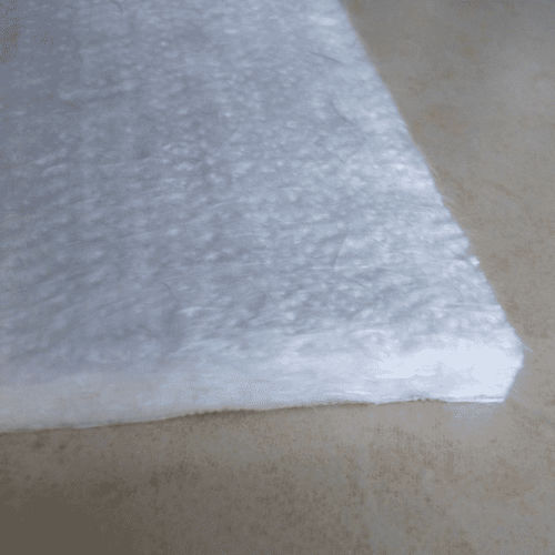 Alfombra punzonada - E series  - Jiujiang Xingli Beihai Composite Co., Ltd. - de fibra de vidrio / blanca / para altas temperaturas