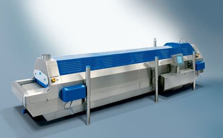 Congelador de túnel - CRYOLINE® CW - Linde Gas - de proceso / de banda de acero / de baja temperatura