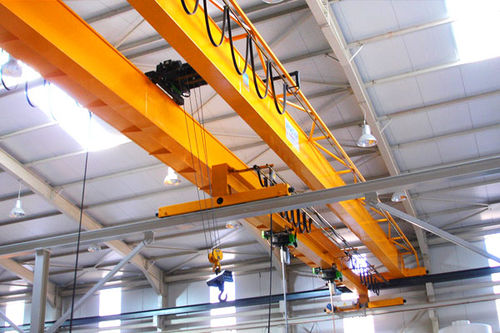 Puente grúa de riel doble - Henan Kuangshan Crane Co., Ltd. - con sistemas de elevación ligera / para carga ligera / para almacén
