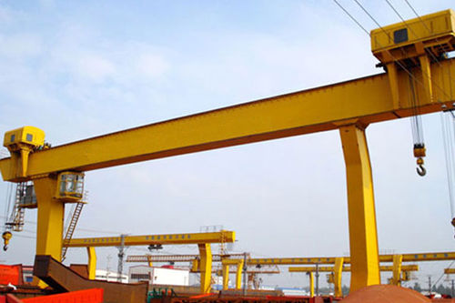 Pórtico en riel - Henan Kuangshan Crane Co., Ltd. - de soldadura / de acero