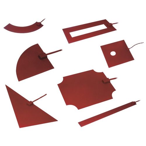 Elemento calefactor flexible - 26156 series  - Vulcanic - de silicona / compacto / adhesivo