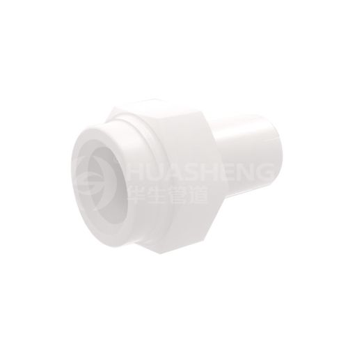 Adaptador hidráulico para llave de vaso - Huasheng Pipeline Technology Company - hembra / de PVDF / recto
