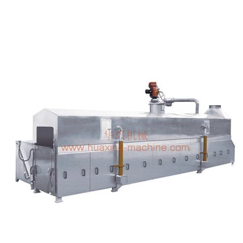 Freidora industrial continua - LX - Shantou Huaxing Machinery Factory Co., Ltd. - para aperitivos / eléctrica