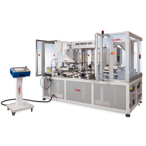 Máquina de tampografía de tintero hermético - KR TECH 6C 160 - COMEC ITALIA - automática / de 6 colores / para la industria cosmética