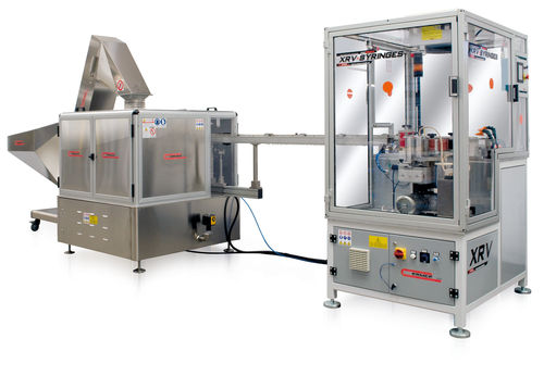 Máquina de tampografía de tintero cerrado - XRV-110 - COMEC ITALIA - automática / monocroma / para aplicaciones médicas
