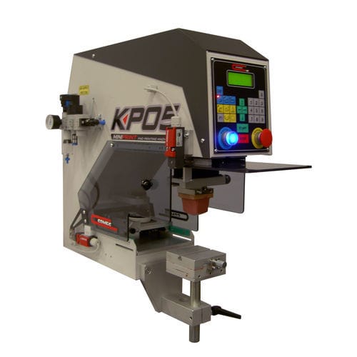 Máquina de tampografía de tintero hermético - MINIPRINT KP05 1C - COMEC ITALIA - monocroma / para la industria textil / electroneumática