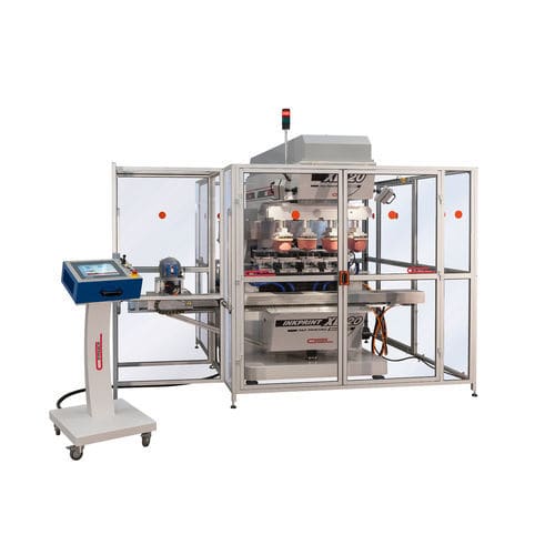 Máquina de tampografía de tintero hermético - INKPRINT XE20 4C T.I. - COMEC ITALIA - de 4 colores / con pantalla táctil / con control electrónico