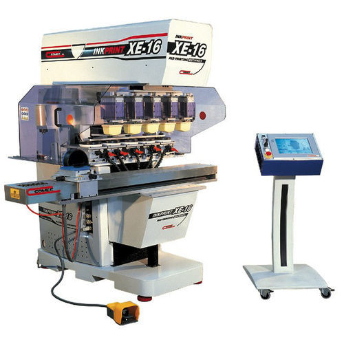 Máquina de tampografía de tintero hermético - COMEC ITALIA - automática / de 4 colores / cubos de papel