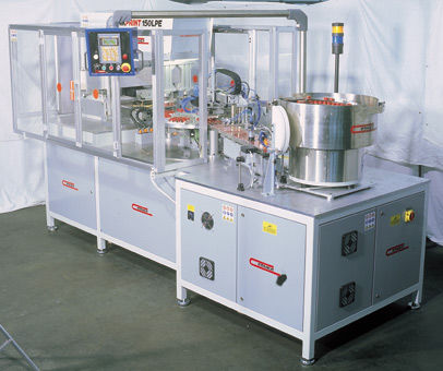 Máquina de tampografía de tintero hermético - LIN.STA. 02.1206 - COMEC ITALIA - automática / de 2 colores / para tapones