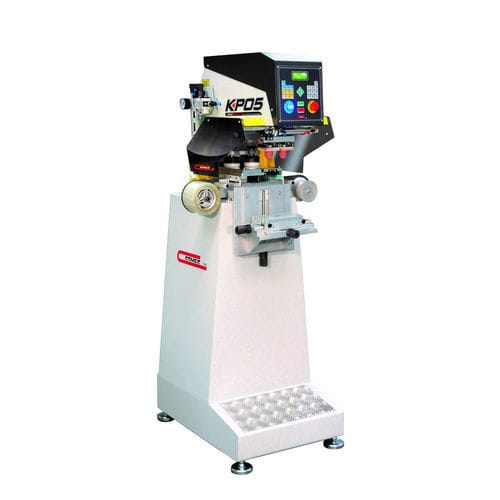Máquina de tampografía de tintero hermético - MINIPRINT KP05 2C RR - COMEC ITALIA - de 2 colores / para la industria textil / electroneumática