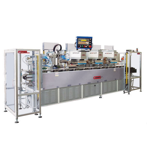 Máquina de tampografía de tintero hermético - LIN.STA. 03.1209 - COMEC ITALIA - automática / de 3 colores / multicabezal