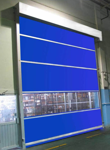 Puerta enrollable - G-Force Tech Development Co., Limited - de acero inoxidable / de PVC / industrial