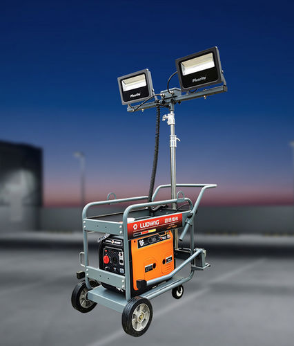 Torre de iluminación LED - GTL140 series - Ludwig Engineering Machinery Manufacturing Co., Ltd. - de yoduros metálicos / con motor diésel / con motor de gasolina