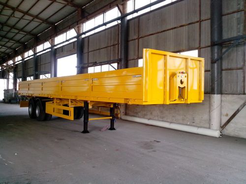 Semirremolque para contenedores - Shandong Liangshan Huayu Group Auto Manufactory Co., Ltd. - para mercancía / de 2 ejes / de acoplamiento