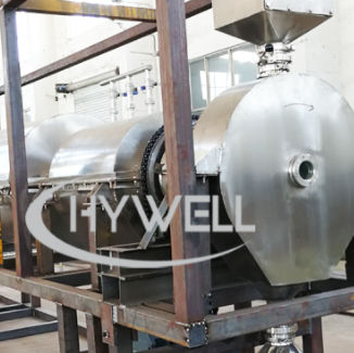 Secador de tambor - HZG series - Hywell Machinery Company - de aire caliente / alimentador