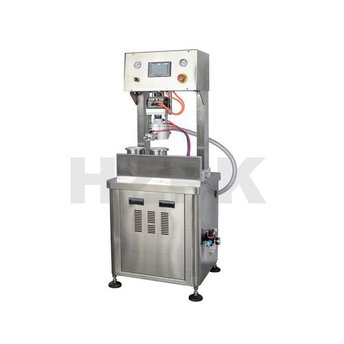 Encapsuladora de vacío - GJV-20 - Zhejiang Haizhou Packing Machine Co., Ltd. - automática / para recipientes de cristal / para botellas de vidrio