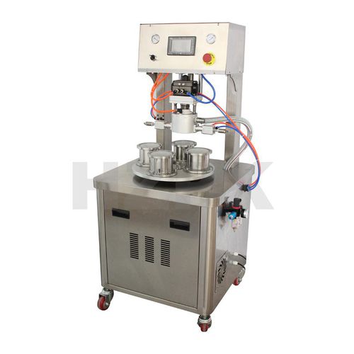 Encapsuladora de vacío - GJV-40 - Zhejiang Haizhou Packing Machine Co., Ltd. - automática / para botellas de vidrio / para la industria alimentaria