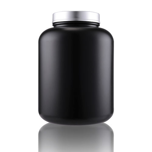 Botella de complementos alimenticios - RC002-02 - Shanghai Gensyu Packaging Co., Ltd. - para proteína en polvo / de almacenamiento / cromada