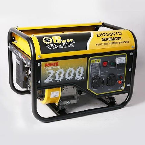 Grupo electrógeno con motor de gasolina - ZH2500YD - Taizhou Genour Power Machinery Co., Ltd. - monofásico / portátil / 50 Hz