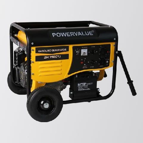 Grupo electrógeno con motor de gasolina - ZH7500YJ - Taizhou Genour Power Machinery Co., Ltd. - monofásico / 50 Hz / enfriado por aire