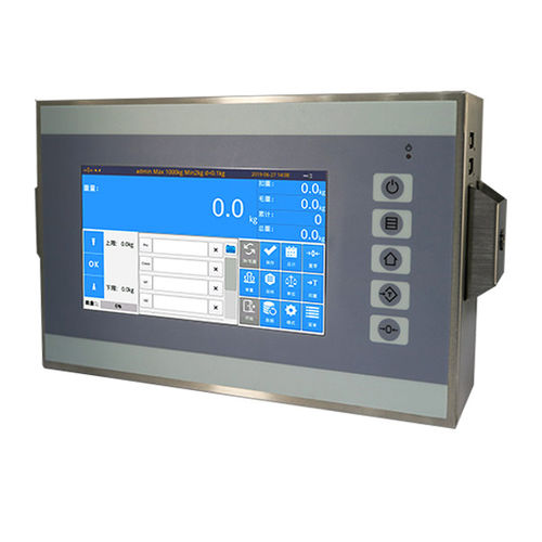 Terminal de pesaje visualizador LCD - Guangzhou Weiqian Computer Technology Co., Ltd. - empotrable