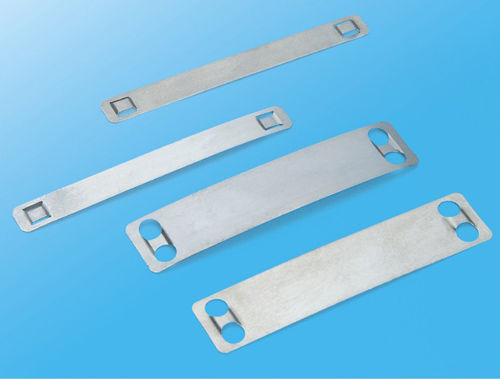 Sujetacables de acero inoxidable - ID4000 - Yueqing Yingfa Cable Accessories Co., Ltd. - con porta-etiquetas